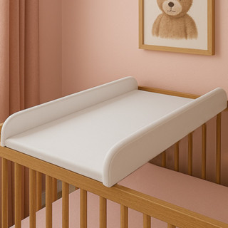 Trocador De Fraldas de Bebê Almofadado Adaptável até 80cm Cômoda/Milão Para Berço Corino L...