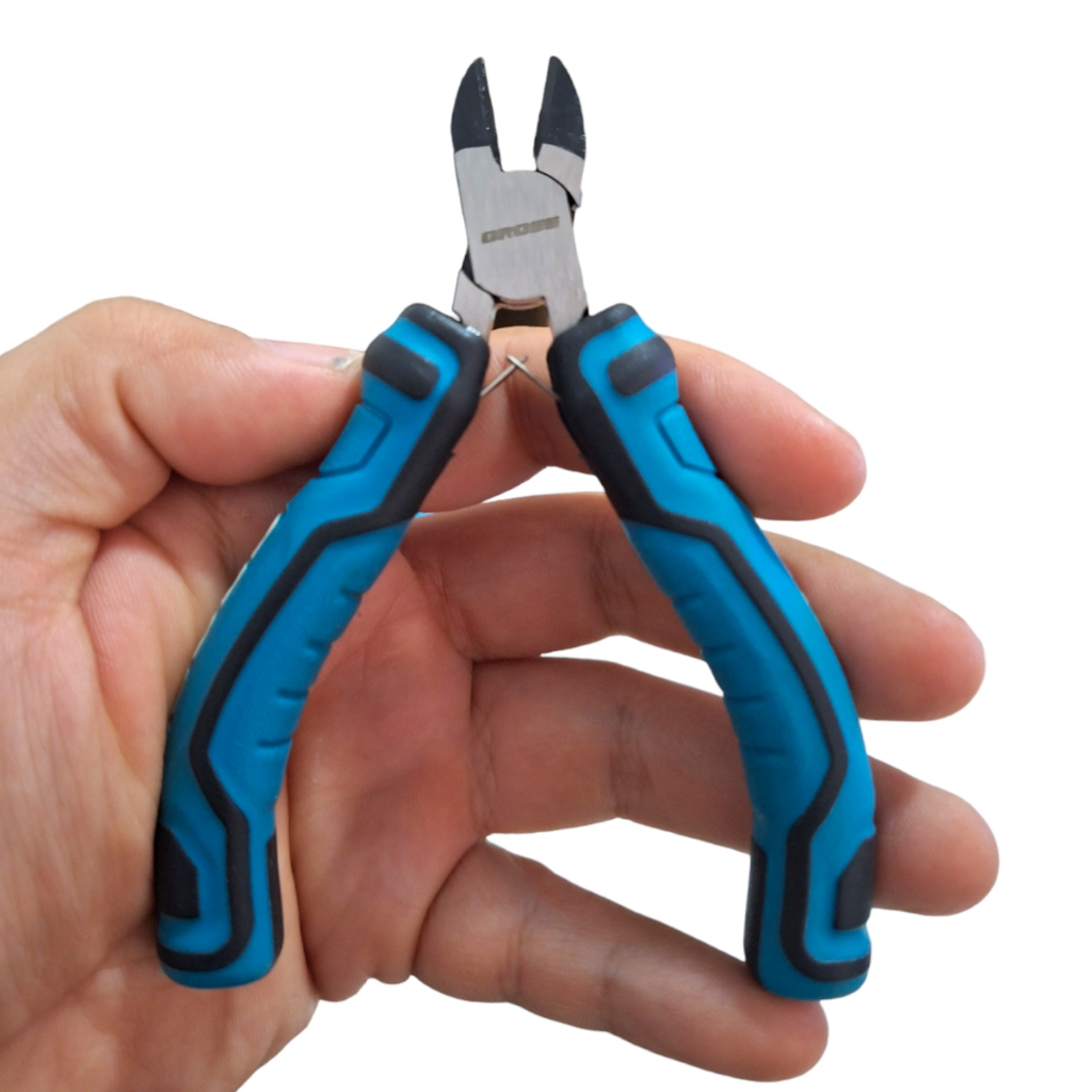 Alicate Corte Diagonal Reforçado Mini Fosfatizado 4 1/2 110 Alta Qualidade GROSS eletrônica artesanato bijuteria