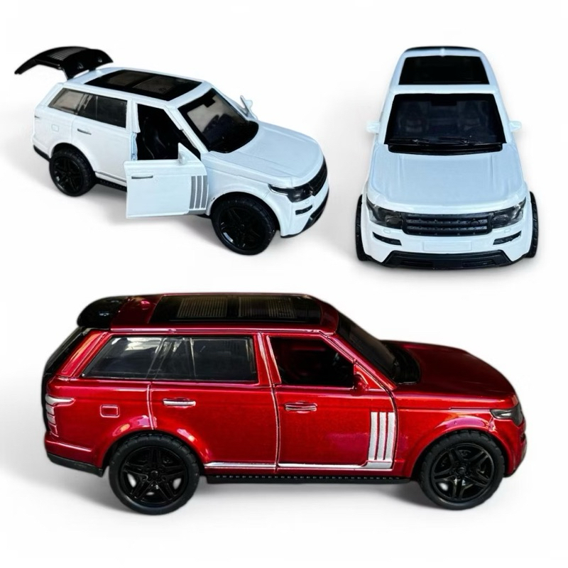 Carrinho De Ferro Range Rover Miniatura Abre Porta Porta-Malas Fricção Coleção