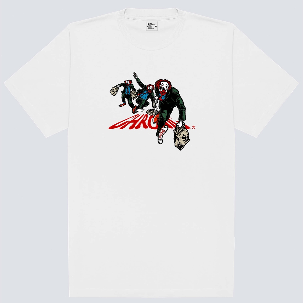 Camiseta Unissex Chronic Death Clowns 100% Algodão Streetwear Joker
