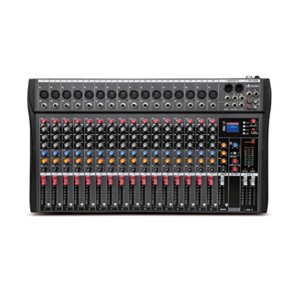 VEDO 16/12 Canais Mixer de Áudio Digital Console Interface Mixagem DJ Console USB MP3 Entrada de Computador em Oferta na Shopee