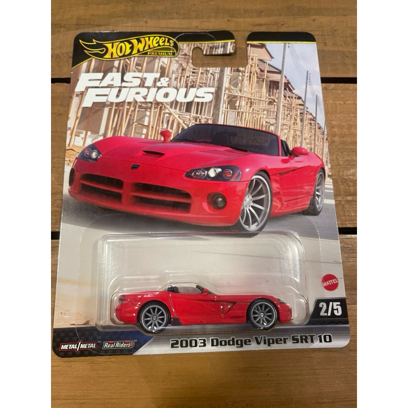 Hot Wheels - 2003 Dodge Viper SRT10 - Fast and Furious - Tokyo Drift - Velozes e Furiosos - Premium