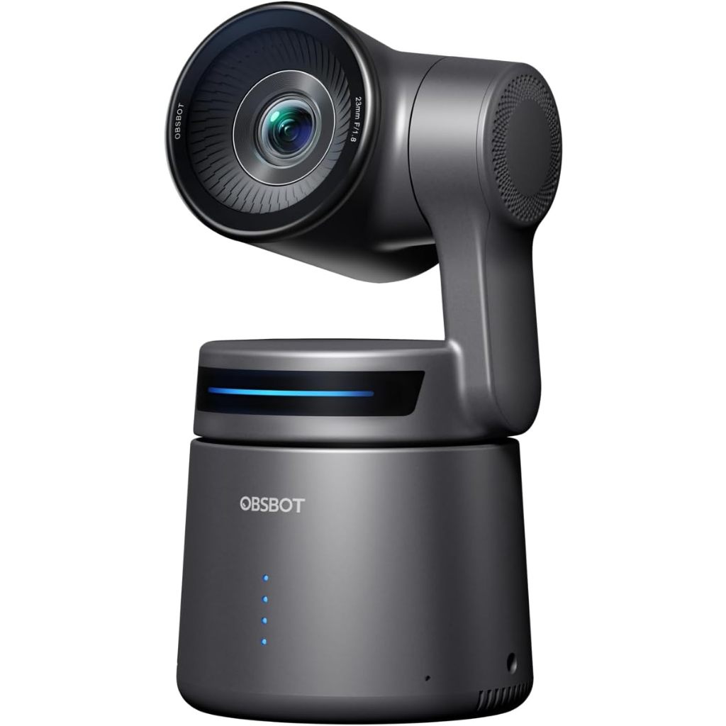 OBSBOT Tail Air NDI Câmera De Streaming 4K Com Rastreamento AI Câmera PTZ Com APP HDMI/USB-C/Câmera De Rede Sem Fio