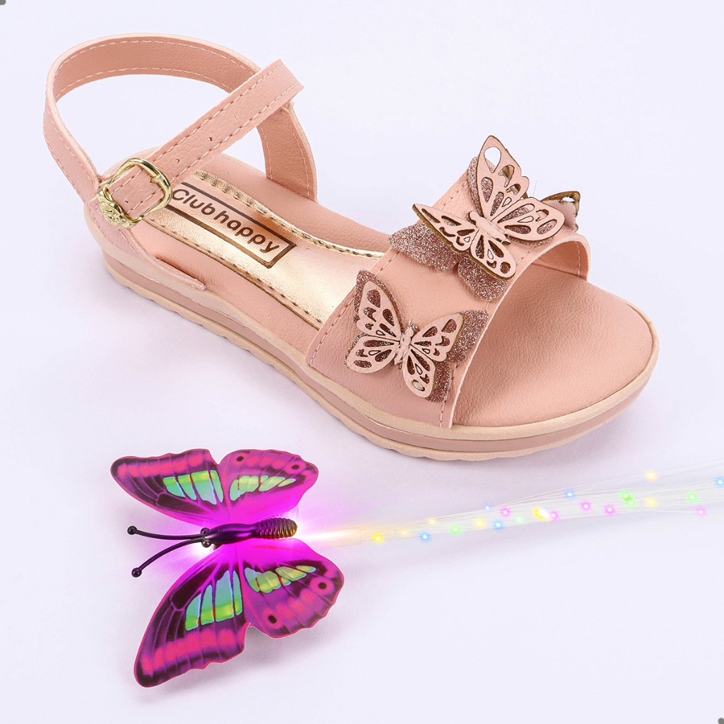 Sandalia Infantil Menina Sandalia Infantil Feminina Com Tiara De Presente - Baby & Kids Fashion