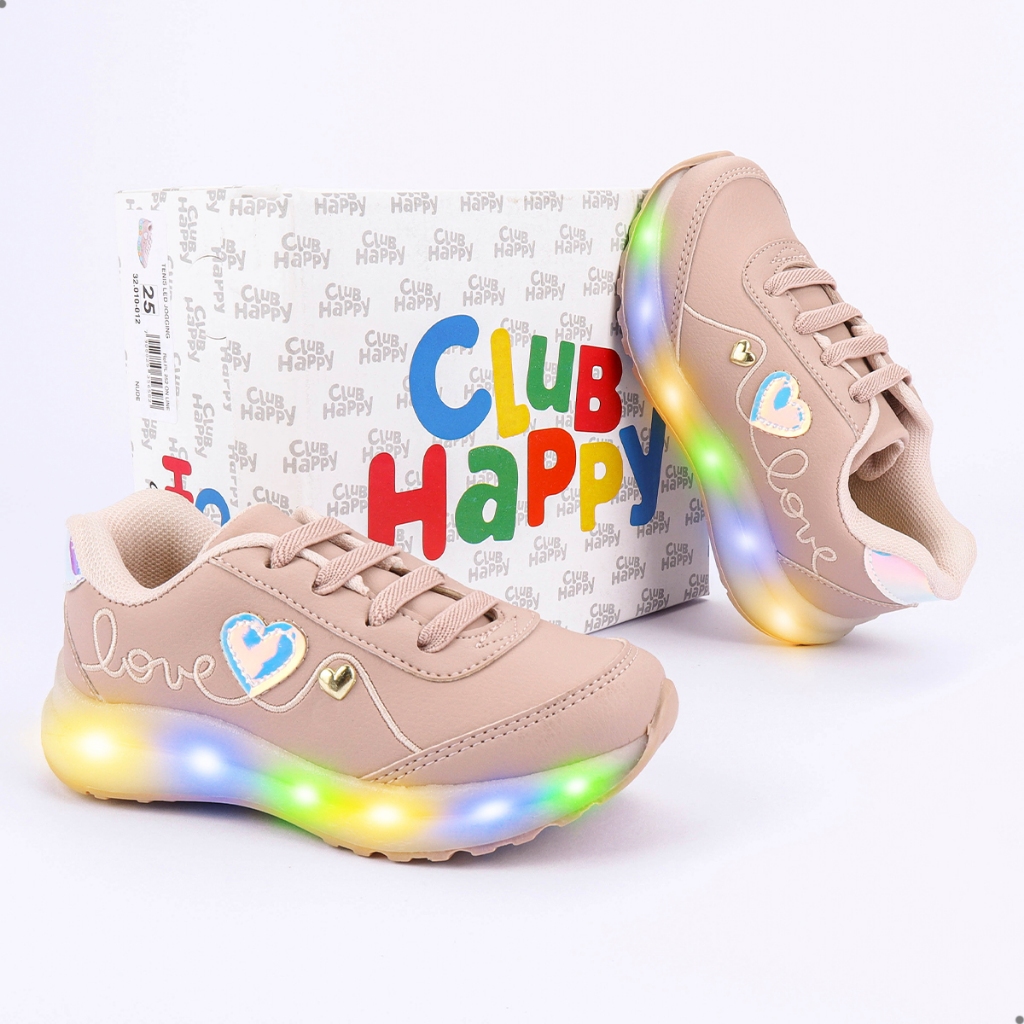 Tenis Infantil Menina Feminino Led Pisca Pisca Sapato De Menina em Oferta na Shopee