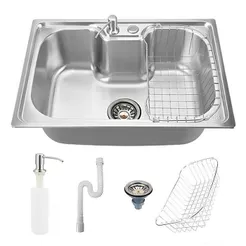 Cuba Cozinha Gourmet Aco Inox Luxo C/ Acessorios 60 X 42 Cm