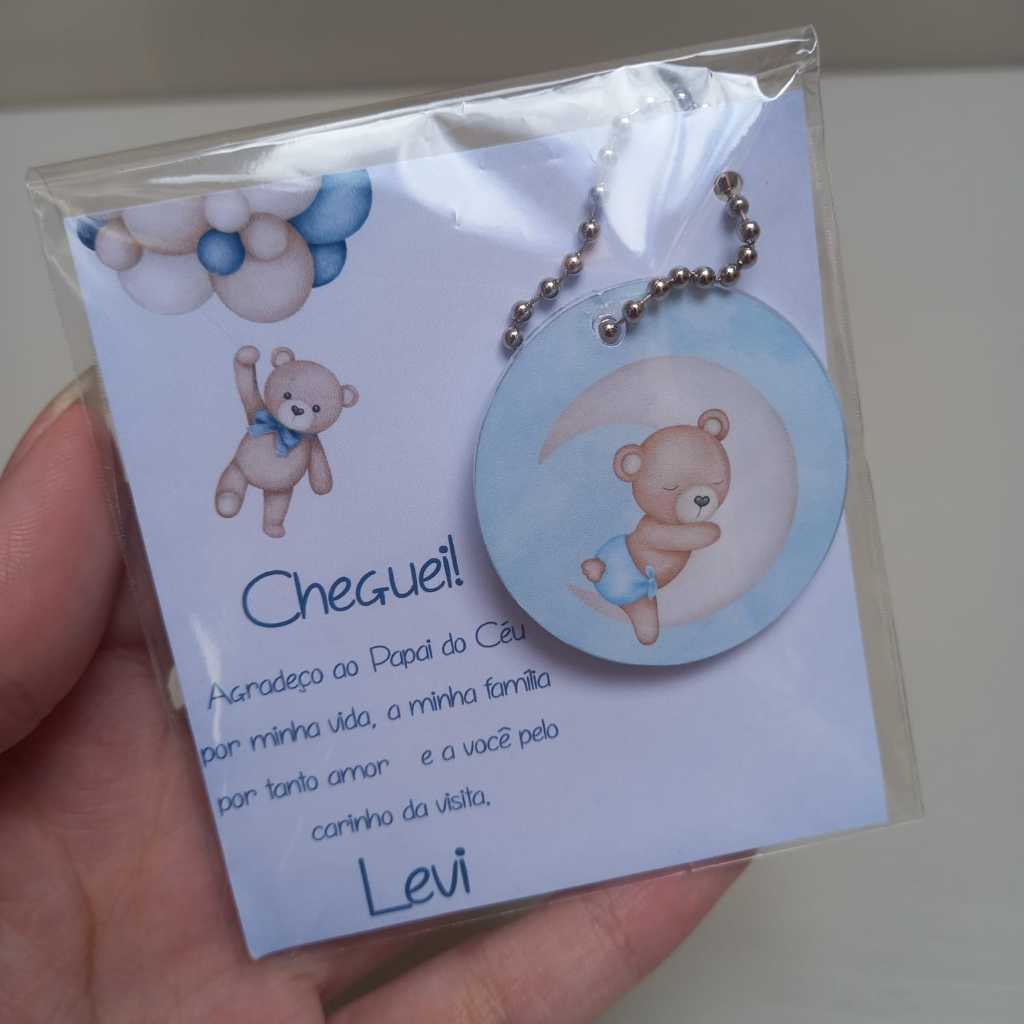 Chaveiros Personalizados - Maternidade Menino - Lembrancinha Aniversário, Lembrancinha Maternidade, Chá de Bebê