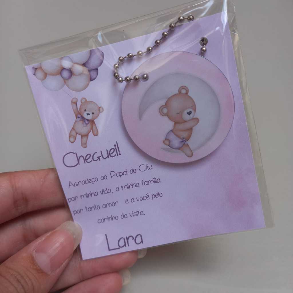 Chaveiros Personalizados - Maternidade Menina - Lembrancinha Aniversário, Lembrancinha Maternidade, Chá de Bebê