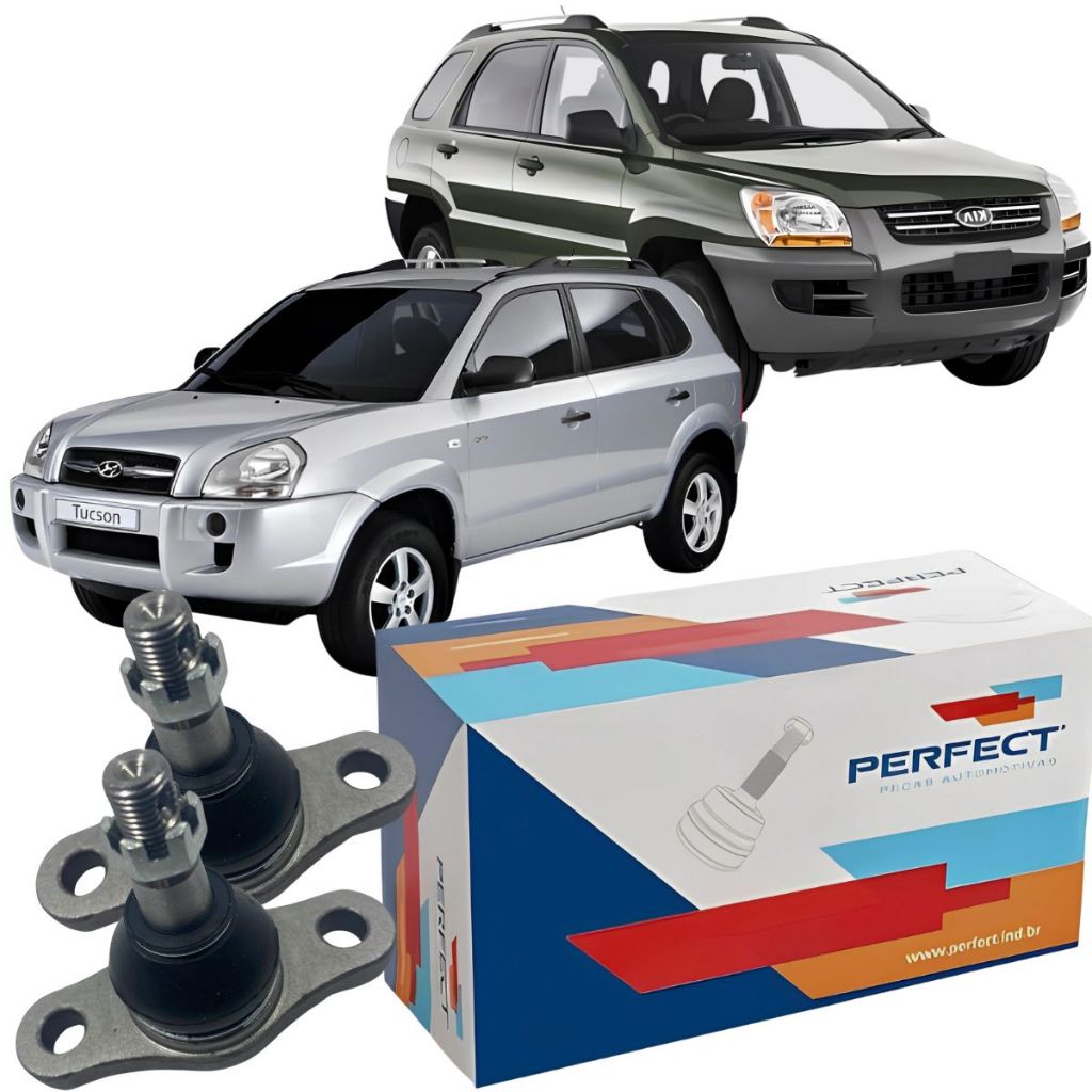 02 Pivô Bandeja Dianteira Original Perfect Tucson Sportage em Oferta na Shopee