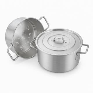 Caçarola A Vapor Profissional 30Cm Nacional em Oferta na Shopee