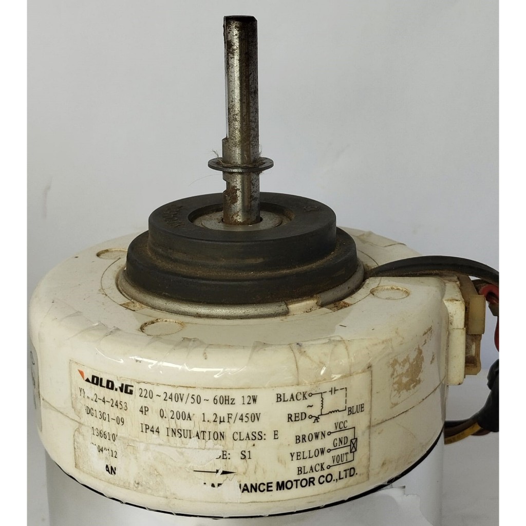 Motor Evaporadora Ar Split 9 a 12.000 Btus Yyw12 4 2453 Dg13g1 09 Original Revisado