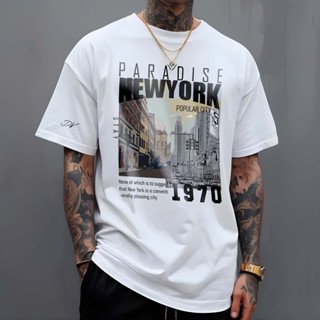 Camiseta Masculina New York Paradise Camisa T-Shirt Manfinity 100% Algodão Street Wear em Oferta na Shopee