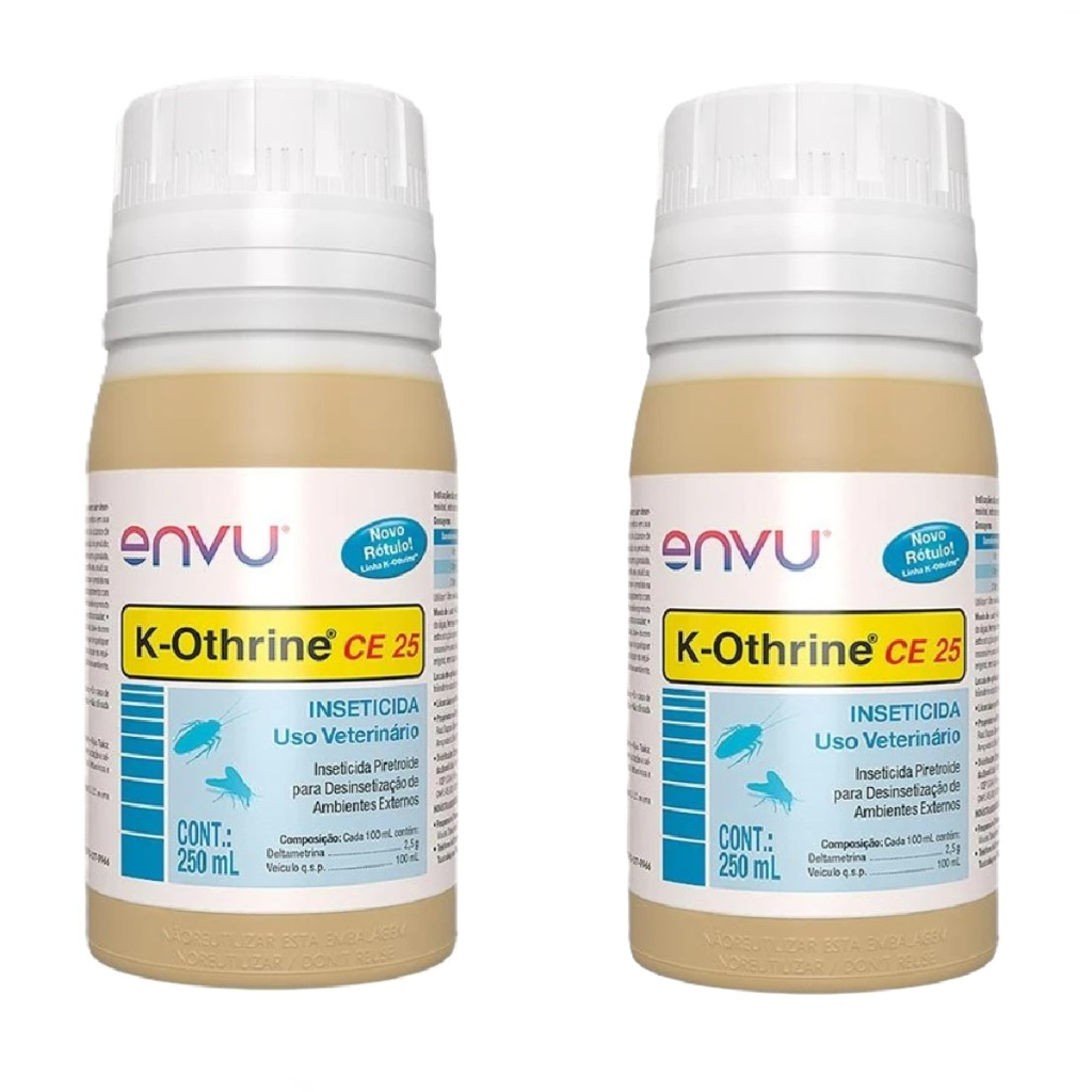 Kit 2 K-Othrine CE 25 250 mL - Mata Mosca Mosquito Barata em Oferta na Shopee