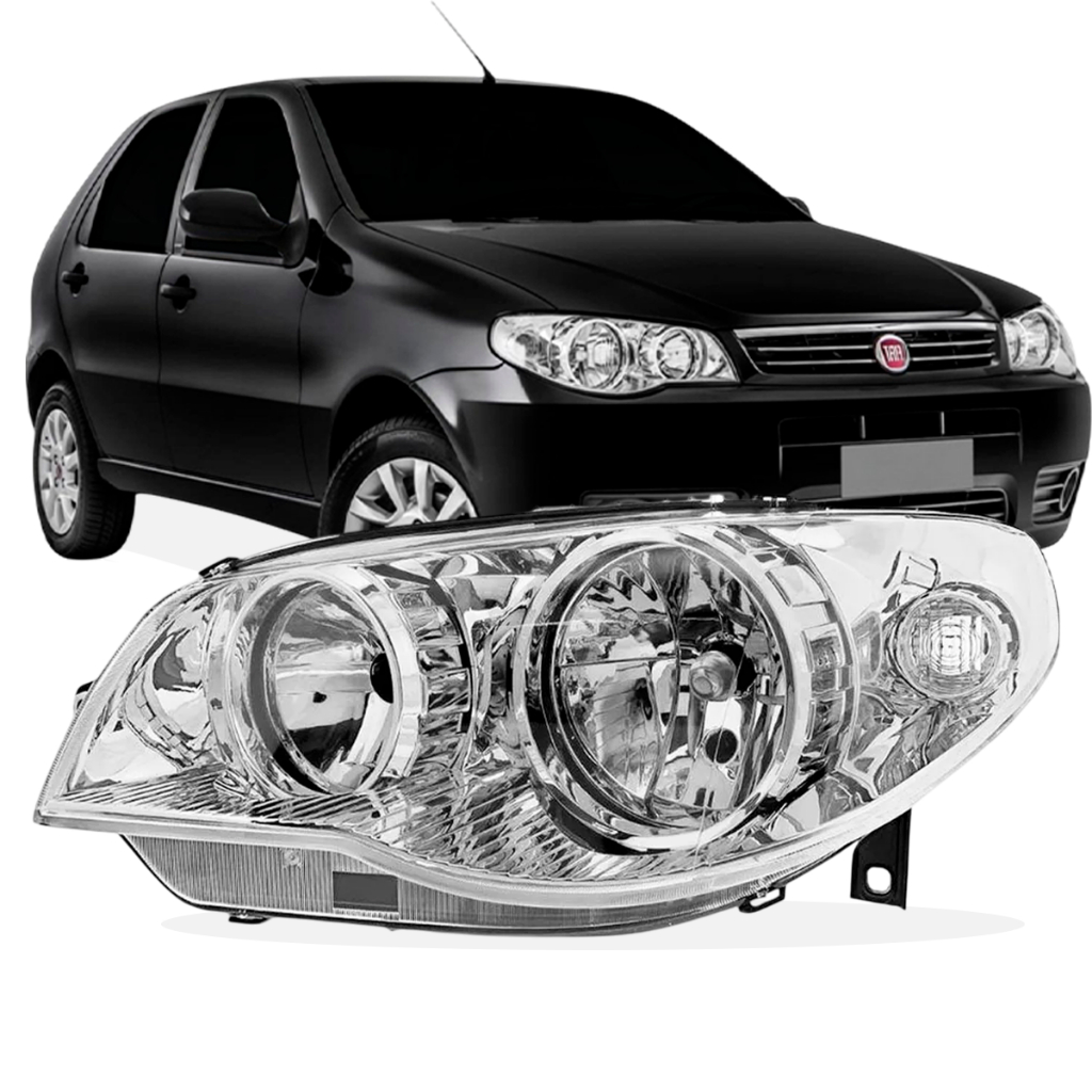 Farol Palio Siena Strada Weekend G3 2005 2006 2007 2008 09 10 11 12 2013 2014 2015 2016 Cromado em Oferta na Shopee