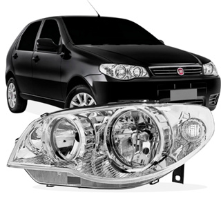 Farol Palio Siena Strada Weekend G3 2005 2006 2007 2008 09 10 11 12 2013 2014 2015 2016 Cromado em Oferta na Shopee