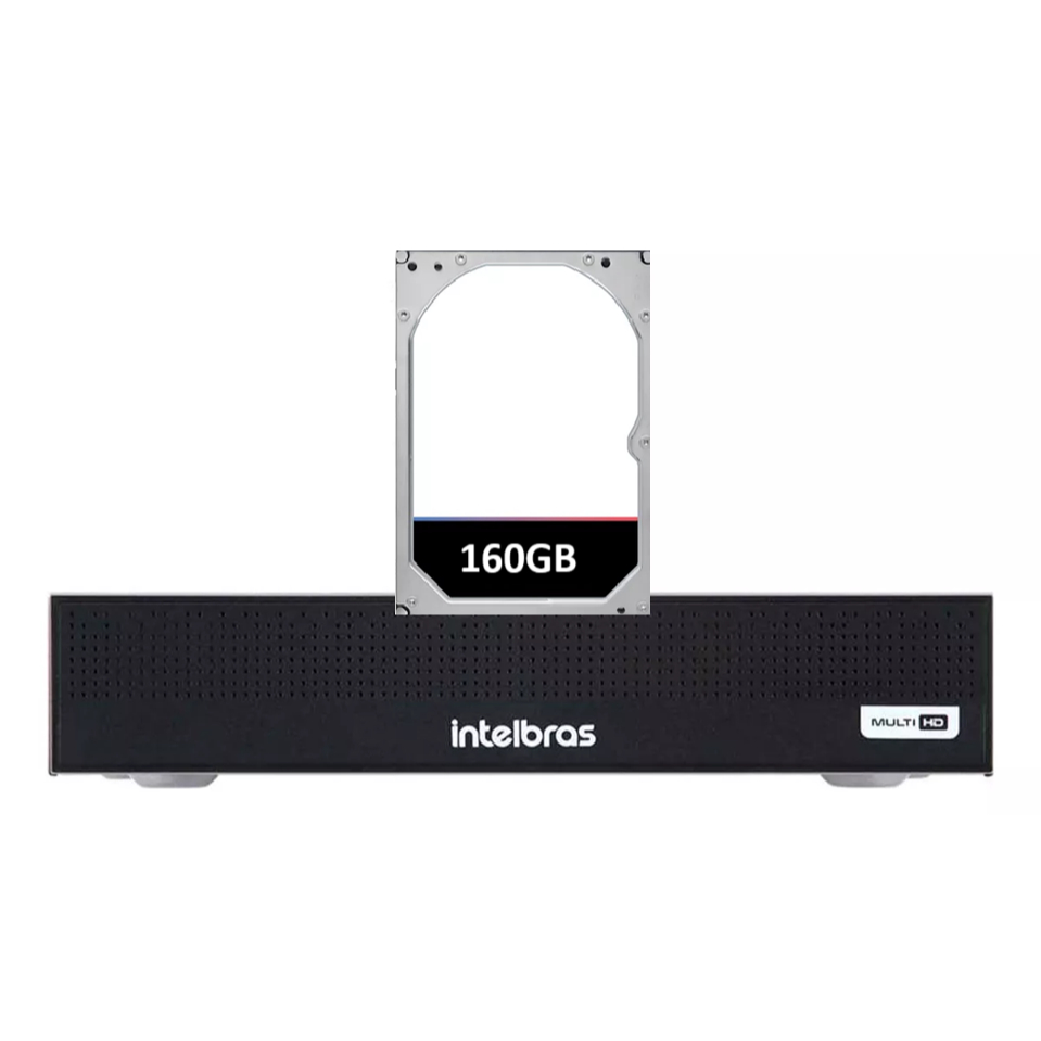 Dvr Intelbras Mhdx 4 Canais Modelo Multi Hd Ultima Geração Lançamento C/ Hd Interno