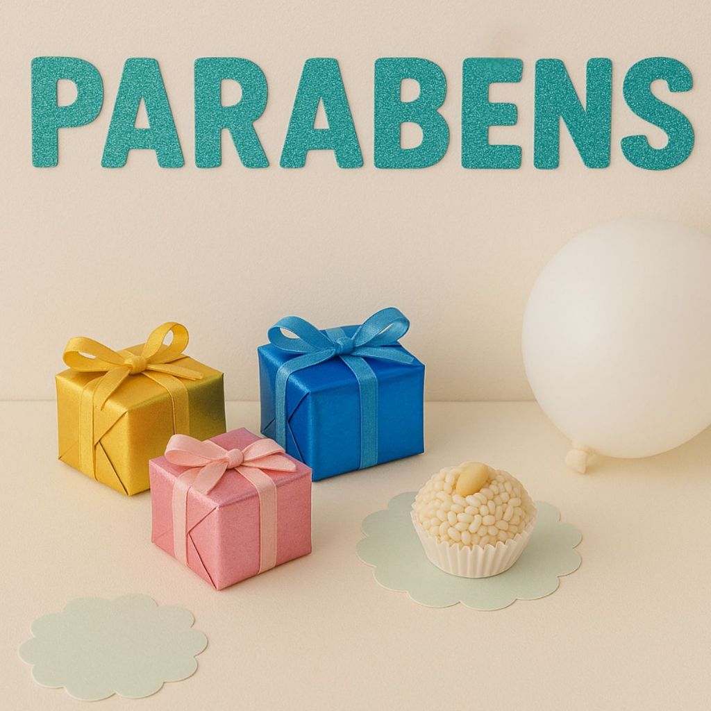 Letras De Eva Glitter Faixa De Festa Parabéns 8 Letras 11x9cm Aniversário Decoração Comemoração em Oferta na Shopee