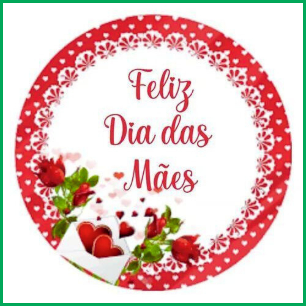 Adesivo Vinilico Dia Das Mães 4x4 200 unid em Oferta na Shopee