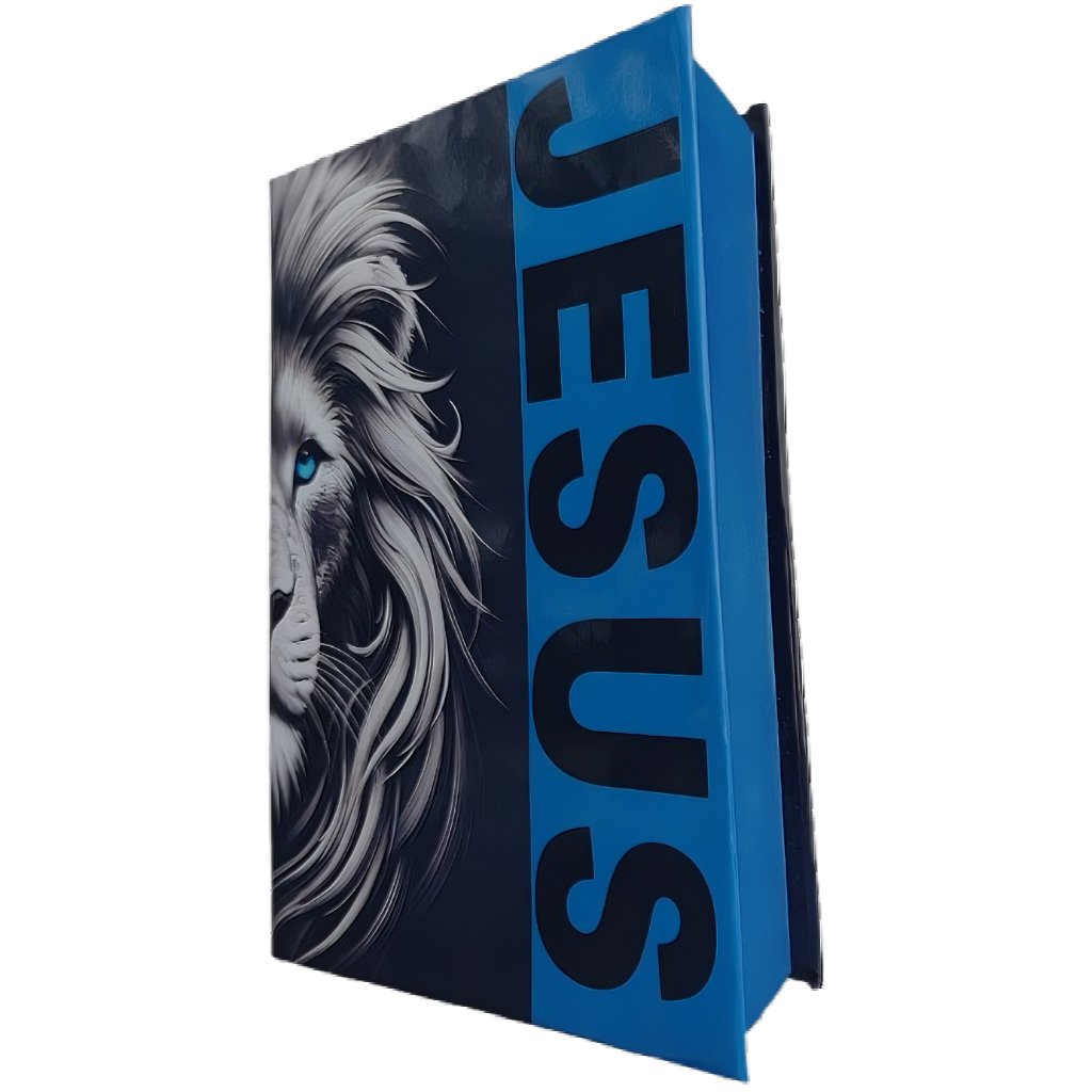 Bíblia Sagrada Tamanho Grande Capa Dura jovem Com Harpa Palavras de Jesus em Vermelho