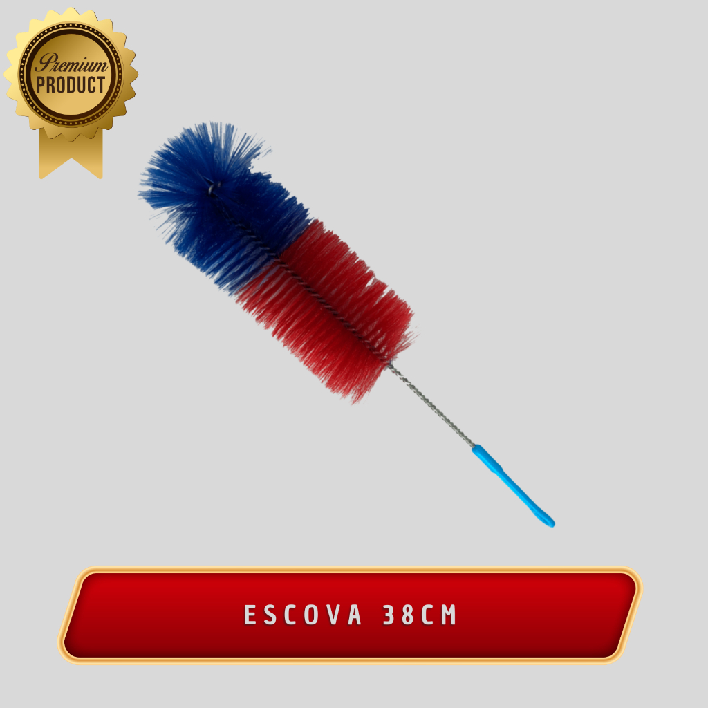 Escova Lavar Garrafas Mamadeira  Copos 40 Cm Cozinha Utilidades