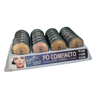Box C/24 unid. Pó Compacto Matte Kyràv em Oferta na Shopee