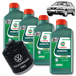 Kit De Troca castrol 10w40 Filtro Gol 1.0/1.6 G3 - G4