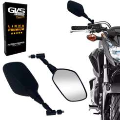 Retrovisor Modelo CB 500F Giro 360 Lançamento Gvs L Convexa