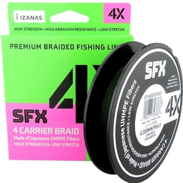 Linha Multifilamento Rapala Sufix SFX 4X Verde - 135m