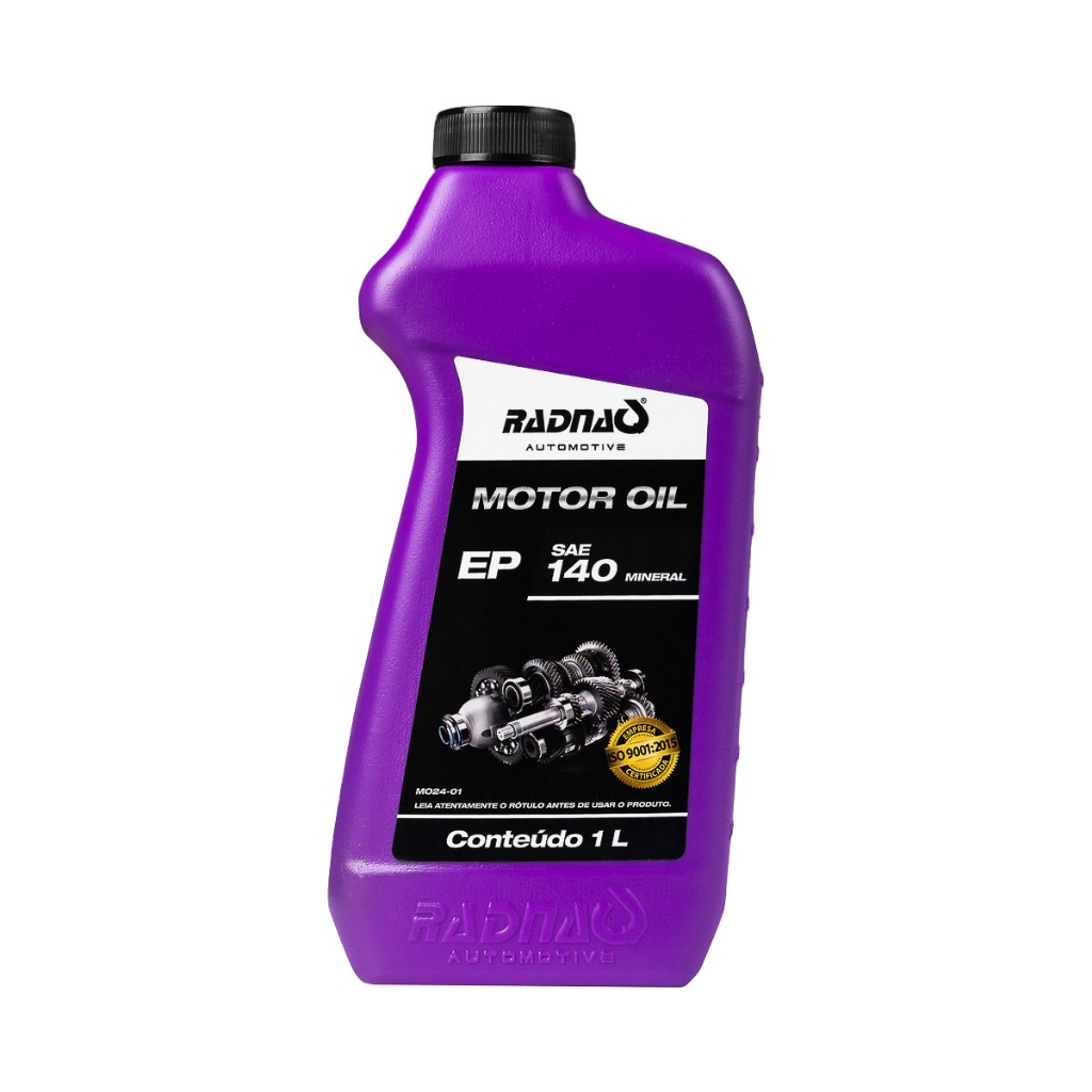 Óleo Motor Radnaq Ep 140 Sae Api Gl 5 Transmissão Mineral 1l