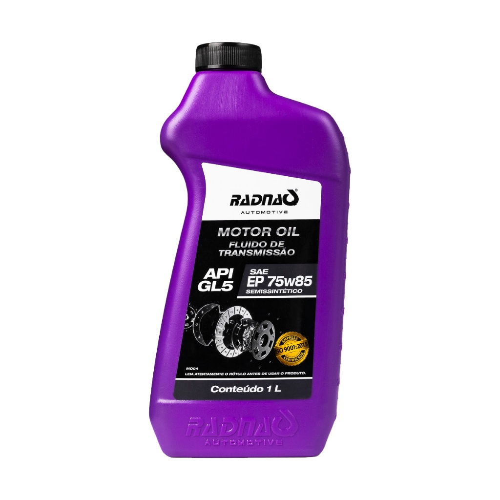 Óleo Motor Radnaq Sm Api Gl5 Sae 75w85 Fluido Transmissão 1l