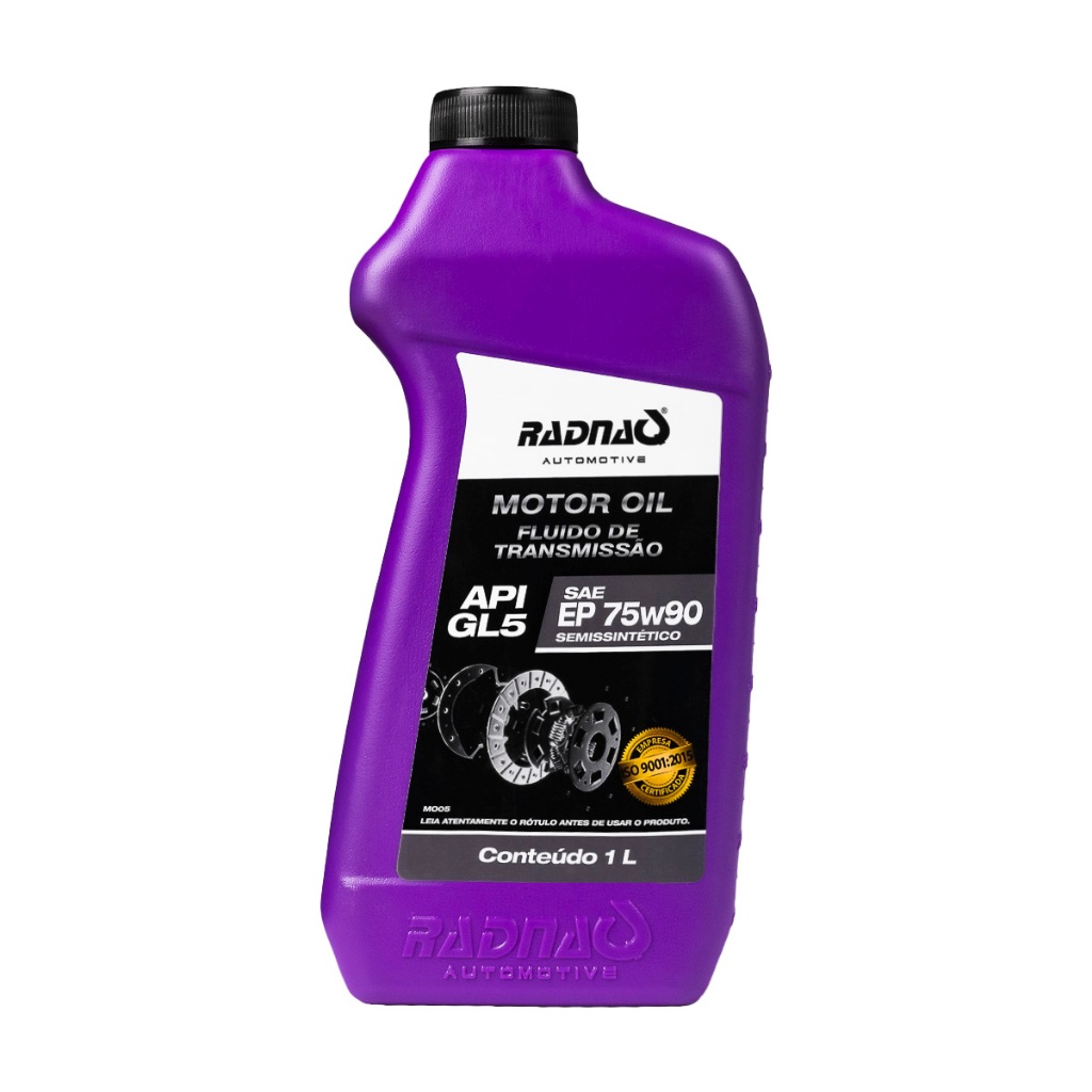 Óleo Motor Radnaq Sm Api Gl5 Sae 75w90 Fluido Transmissão 1l