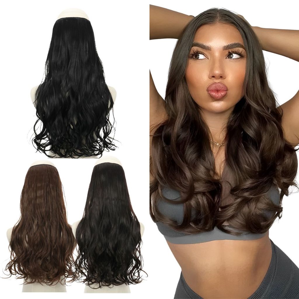 Cabelo Tic tac Idêntico ao Cabelo Humano Aplique 70cm