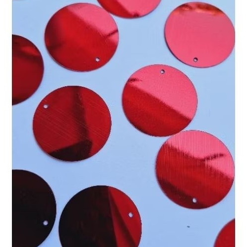 Paete Vermelho Espelhado 30mm em Oferta na Shopee