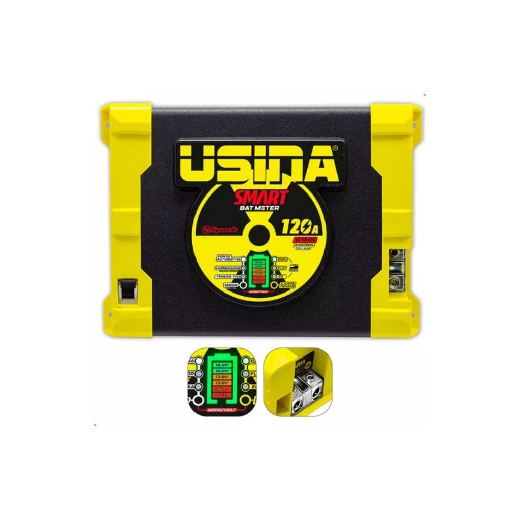 Imagem Fonte Automotiva 120a 1500 Smart Bat Meter Bivolt Automatico