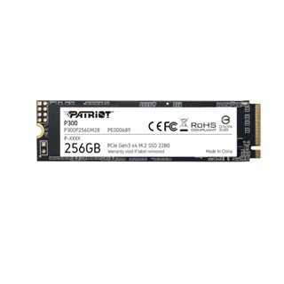 SSD M.2 NVMe 256GB Patriot P300 PCIe Gen 3x4 Alta Velocidade e Desempenho