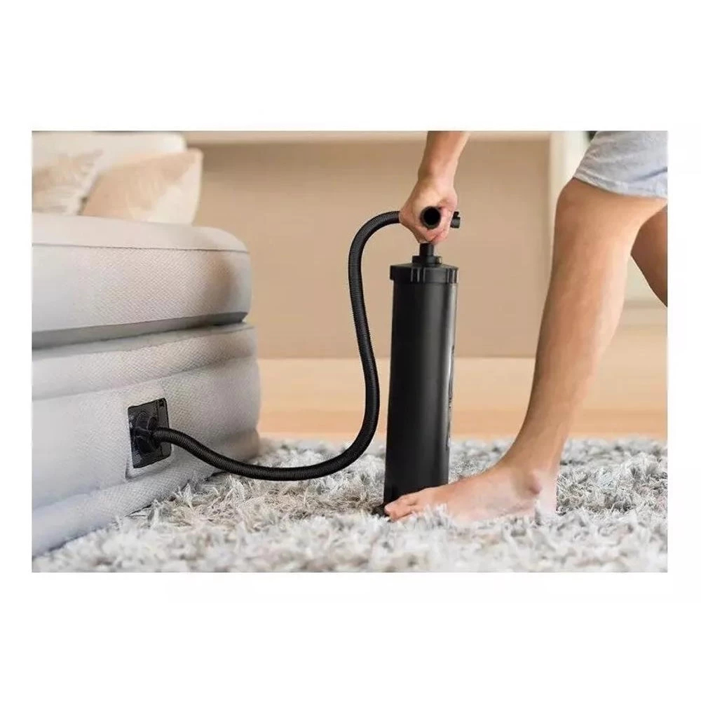 Bomba Ar Bico Adaptador Enche Colchão Boia Piscina Bicicleta Pneu Roda Moto Carro Colchão Infalível