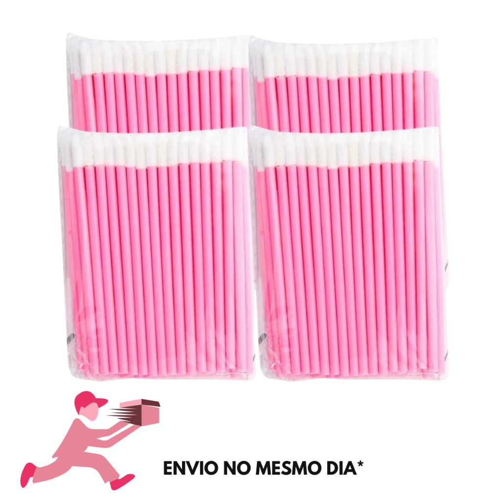 Kit Aplicador Pincel Descartável Gloss e Batom Maquiagem Envio Imediato em Oferta na Shopee