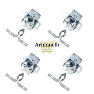 Fecho Rolete para Móveis - para Porta de Armários Acompanha Parafusos Kit 4/8/10/12 unidades em Oferta na Shopee