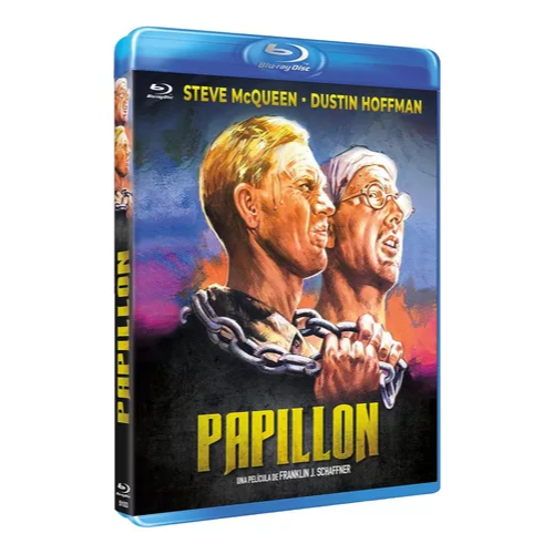 Blu Ray Papillon (1973) - Steve Mcqueen/ Dustin Hoffman - Lacrado Legendado