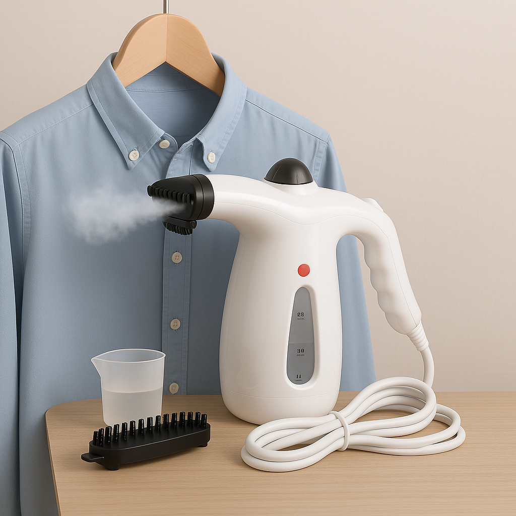 Passadeira a Vapor Portátil Ferro a Vapor de Passar Roupas No Cabide