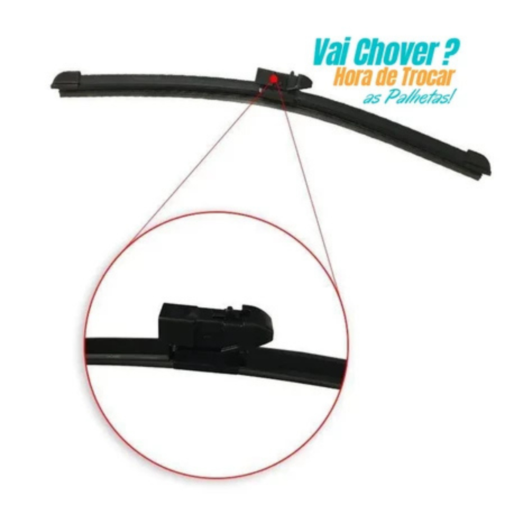 Palheta Traseira Limpador para Parabrisa Traseiro Encaixe Tipo Click Carenado Unitária em Oferta na Shopee
