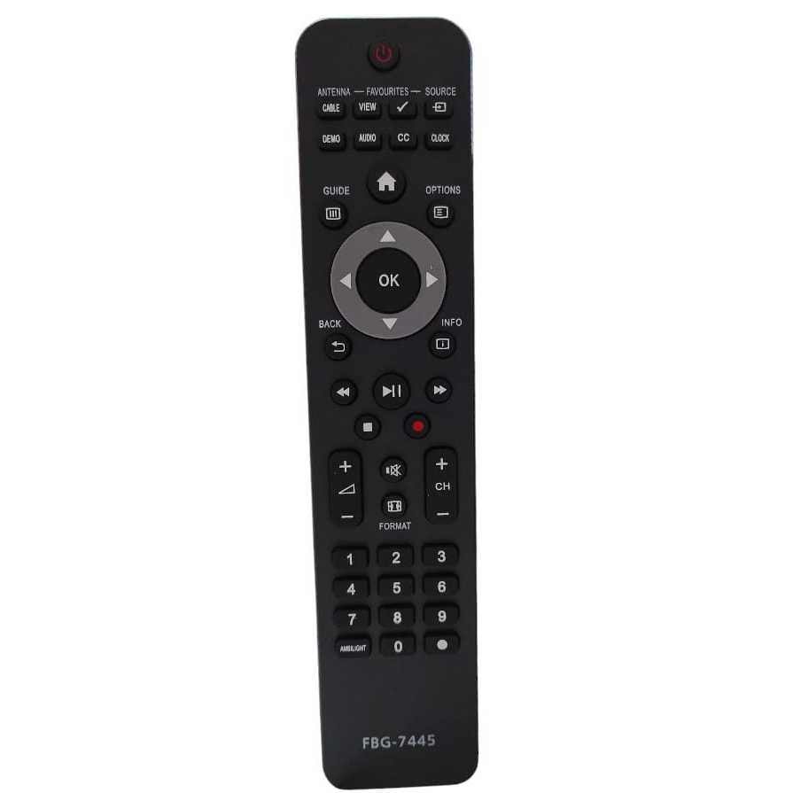 Controle remoto compativel  tv Philips led 32PFL5604D 42PFL5604D 47PFL5604D FBG-7445