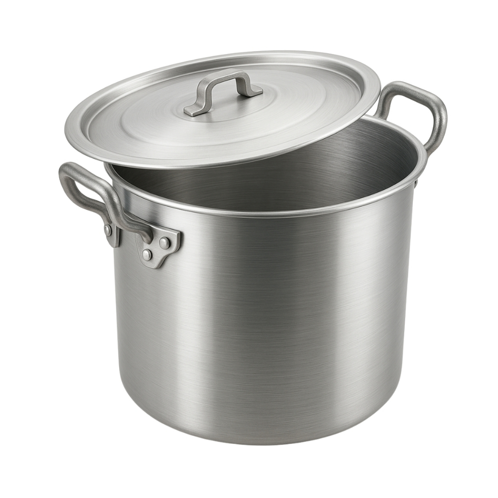 Caldeirão Aluminio Polido Profissional 30Cm 19L Nacional - Home & Living