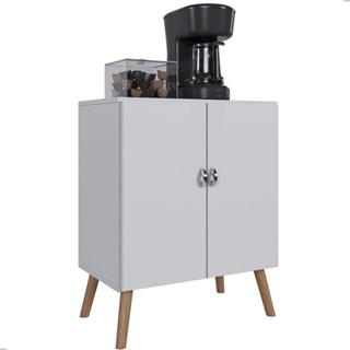 Armário Balcão Multiuso Para Micro Ondas Cozinha Sala Com Portas MVD Móveis em Oferta na Shopee