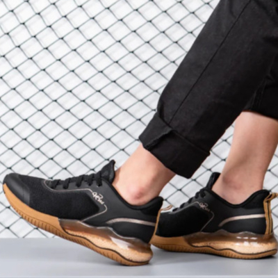 Tênis Infantil Menino  K360 Alpha Air Preto e Bronze Esportivo Moderno Antiderrapante Amortecimento em Oferta na Shopee