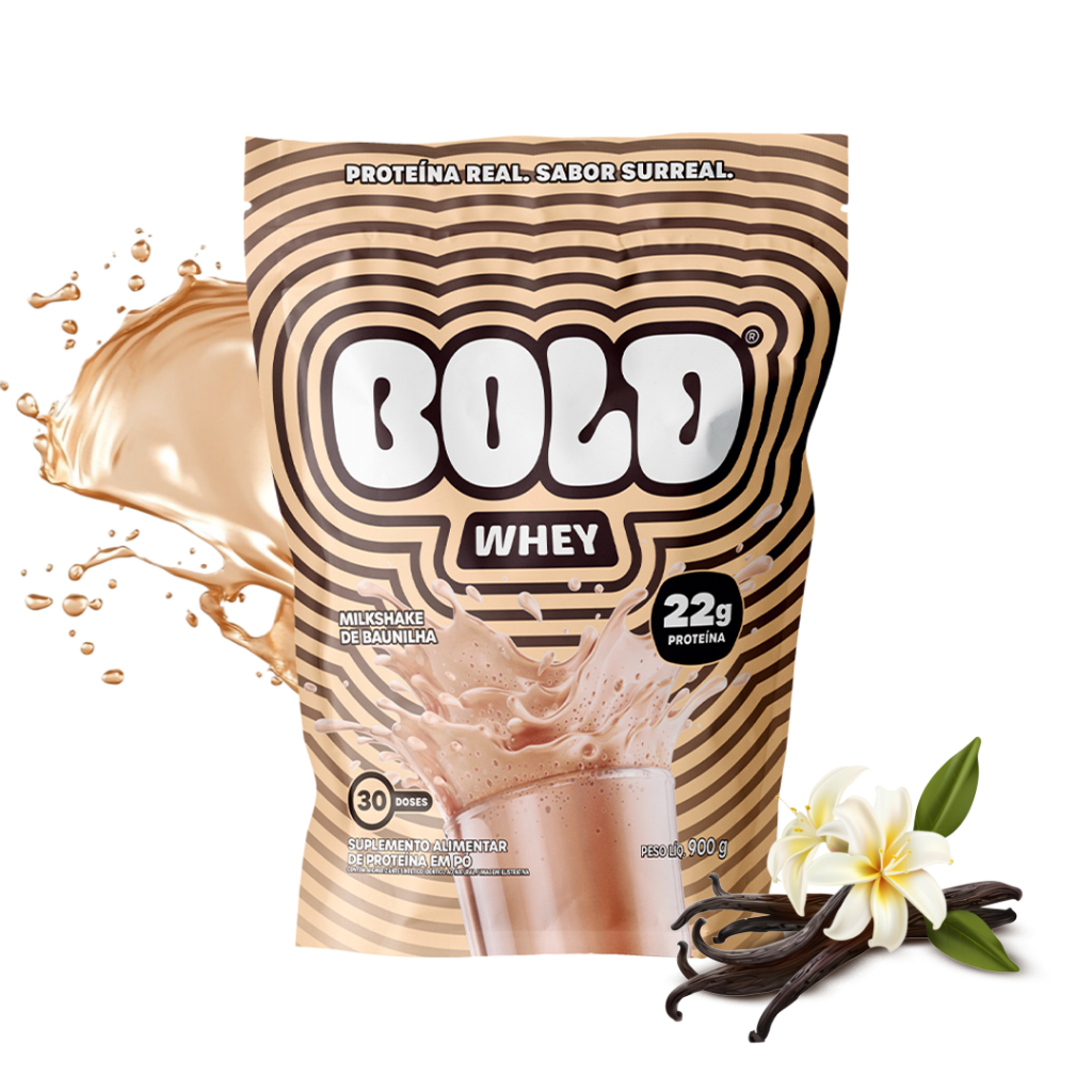 BOLD Whey Milkshake de Baunilha 900g BOLD Whey Milkshake de Baunilha 900g
