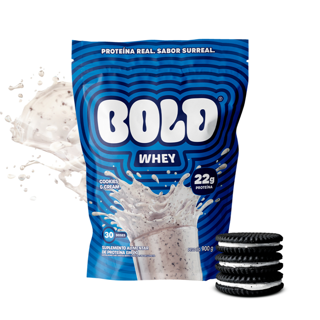 BOLD Whey Cookies & Cream 900g em Oferta na Shopee