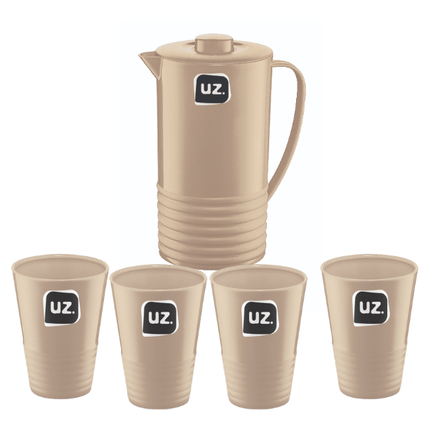 Kit Jogo Jarra e 4 Copos Premium UZ Utilidades
