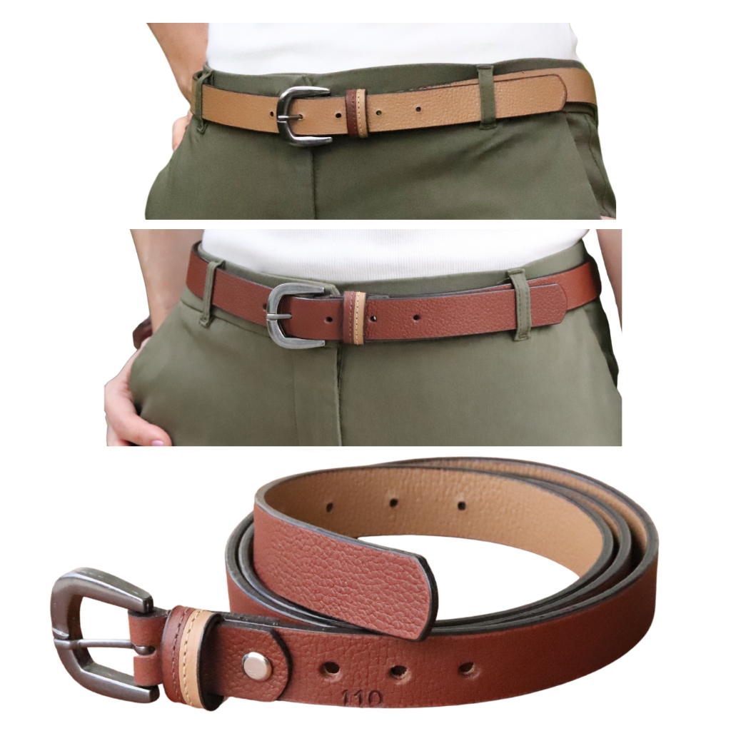 Cinto Feminino Dupla Face Couro Legítimo