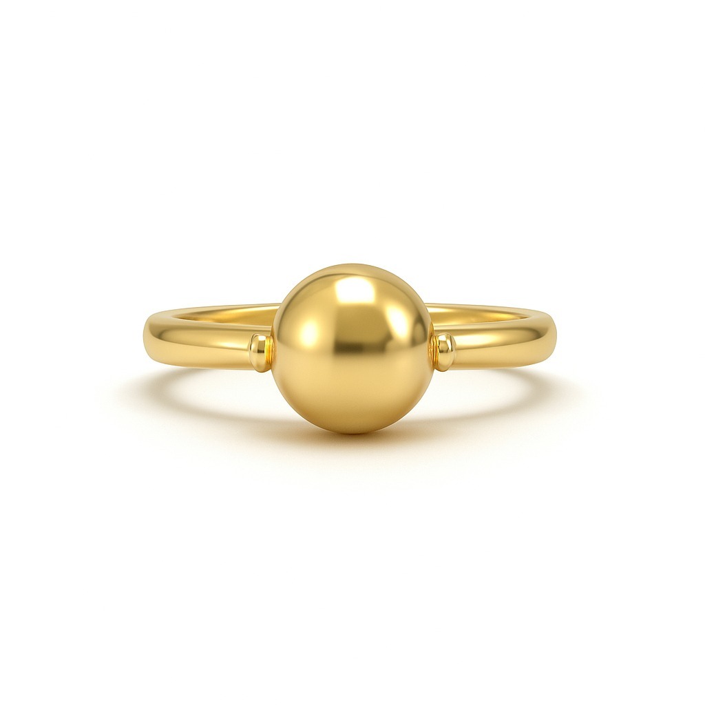 ANEL DE MOEDA ANTIGA PEROLA DOURADA+ CAIXINHA em Oferta na Shopee